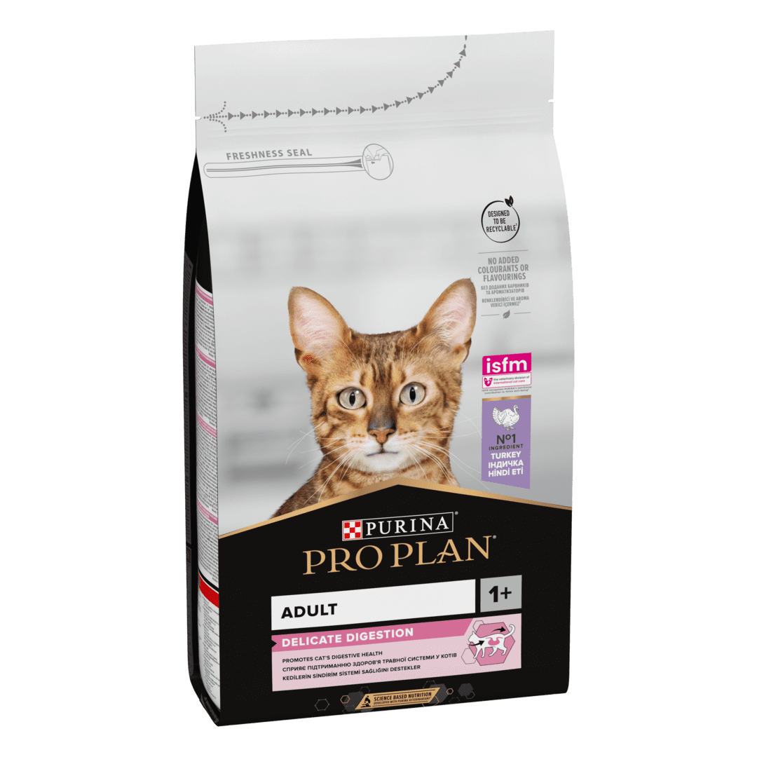 PRO PLAN® Delicate - Корм для дорослих котів з індичкою | Purina UA
