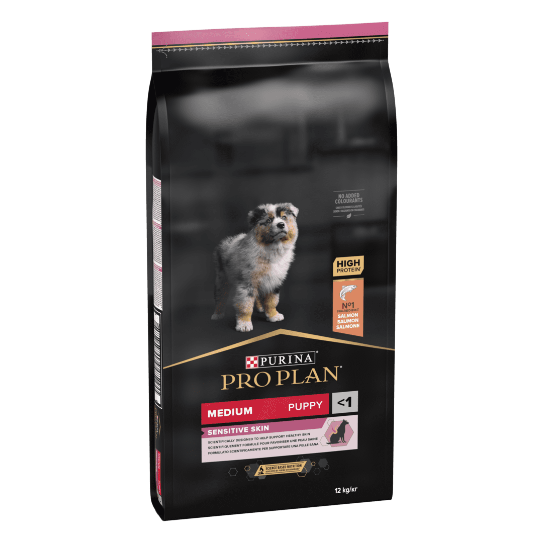PRO PLAN® Для цуценят середніх порід із чутливою шкірою | Purina UA
