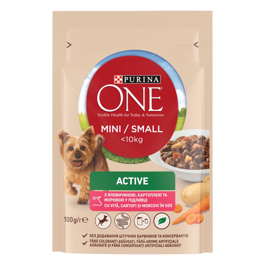 PURINA ONE® MINI/SMALL. Вологий корм для собак