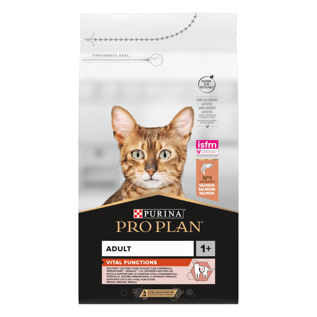 PRO PLAN®. Сухий корм з лососем для дорослих котів | Purina
