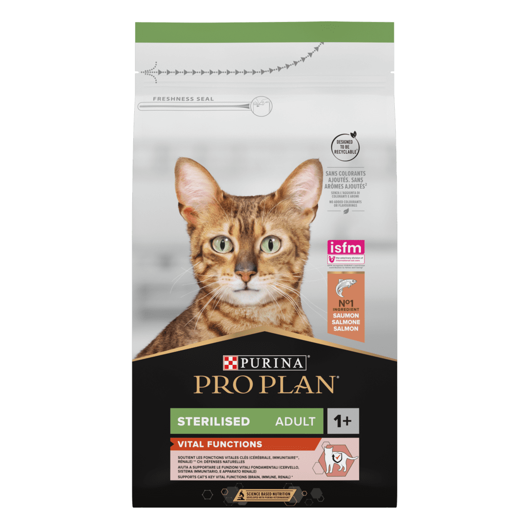 PRO PLAN®. Сухий корм для стерилізованих котів, з лососем | Purina