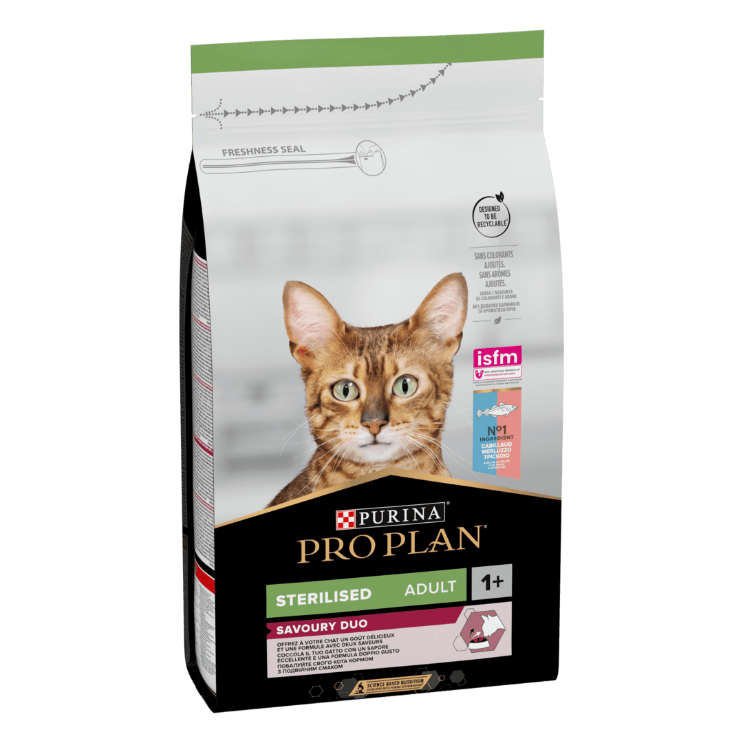 【心機一転様】PURINA PRO PLAN ドライフード 2kg×3袋 PRO PLAN®. Для стерилізованих котів, з тріскою та фореллю | Purina UA