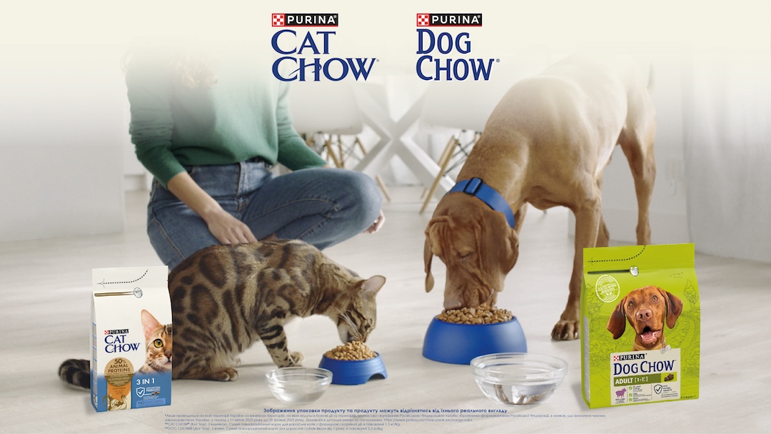 Акція від Cat Chow та Dog Chow