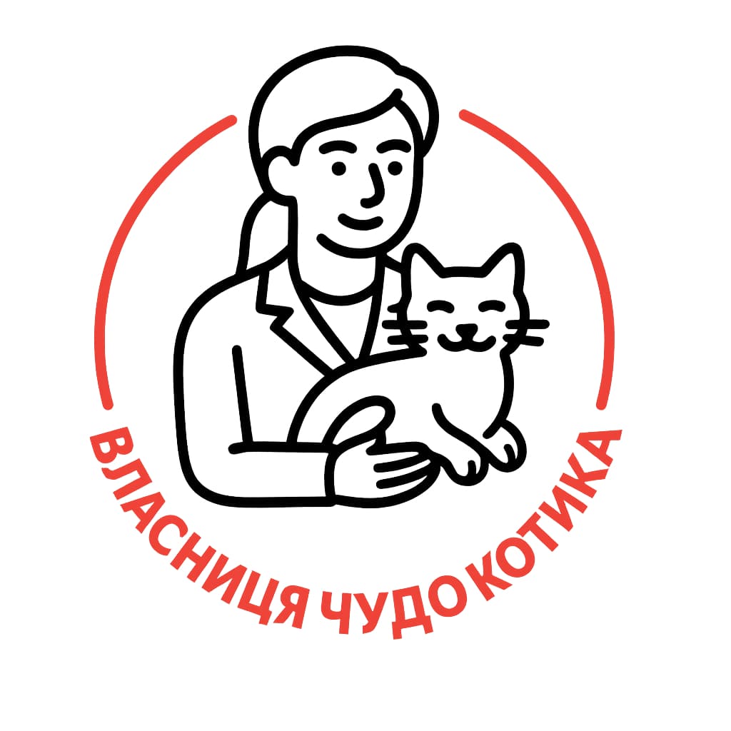 icon woman holding cat