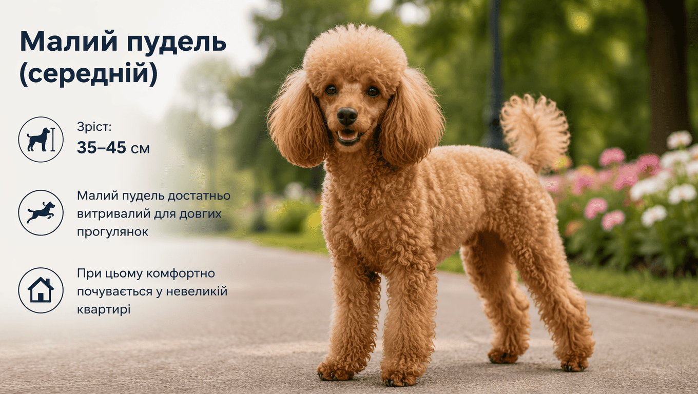 Опис малого пуделя