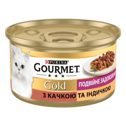 GOURMET Gold®. "Подвійне задоволення". З качкою та індичкою