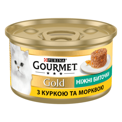 GOURMET Gold®. "Ніжні биточки". З куркою та морквою