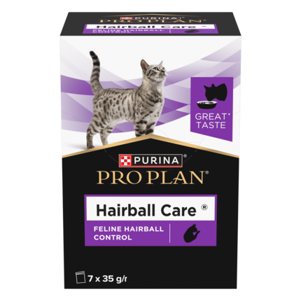 Упаковка PURINA® PRO PLAN® Hairball Care (Хеірбол Кер). Консервований додатковий корм для дорослих котів