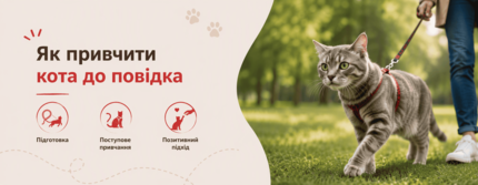 Як привчити кота до повідка