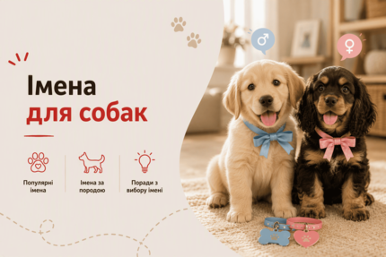 Імена для собак хлопчика та дівчинки