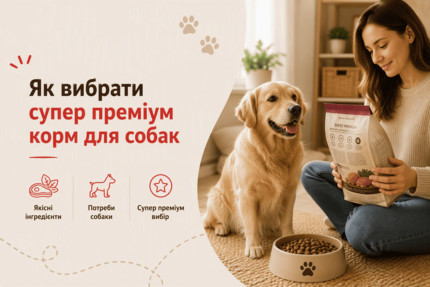Як вибрати супер преміум корм для собак