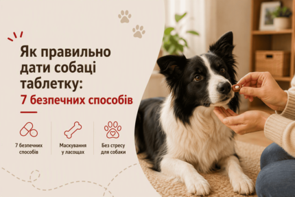 Як правильно дати собаці таблетку: 7 безпечних способів