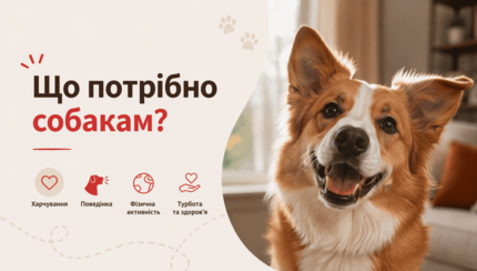 Що потрібно собакам?