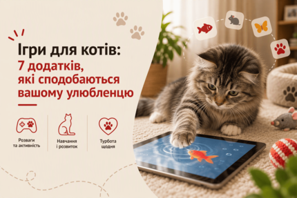 Ігри для котів: 7 додатків, які сподобаються вашому улюбленцю