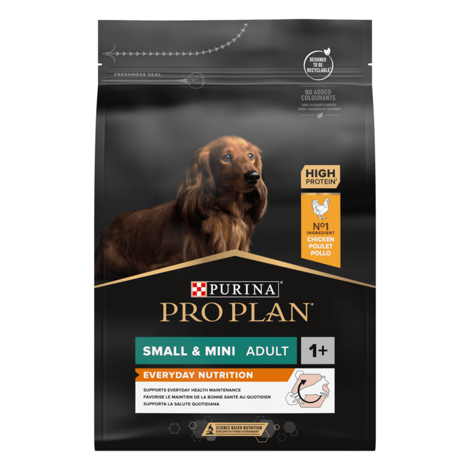 PRO PLAN®. Сухий повнораціонний корм для дорослих собак малих порід. З куркою.