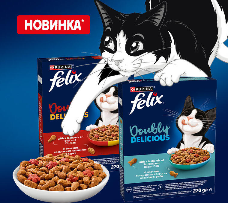 Сухий корм від Фелікс, новинка
