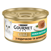 GOURMET Gold®. "Ніжні биточки". З індичкою та шпинатом