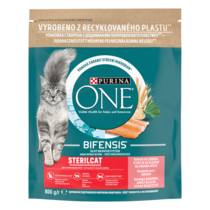 PURINA ONE® Sterilcat (Стерайлкет). З лососем. Сухий повнораціонний корм для стерилізованих котів​​​.