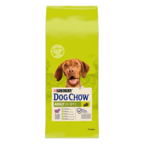 Dog Chow® сухий повнораціонний корм для дорослих собак віком від 1 до 5 років, з ягням.