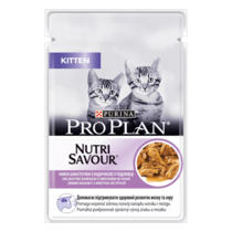 PRO PLAN® KITTEN NUTRISAVOUR® для кошенят, з індичкою. Шматочки у підливці.