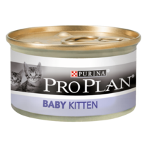 PRO PLAN® BABY KITTEN (БЕЙБІ КІТТЕН). Консервований порційний повнораціонний корм для кошенят після відлучення від матері. Му