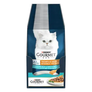 GOURMET Perle®. Соус Де-Люкс. Міні філе у соусі. З тунцем.