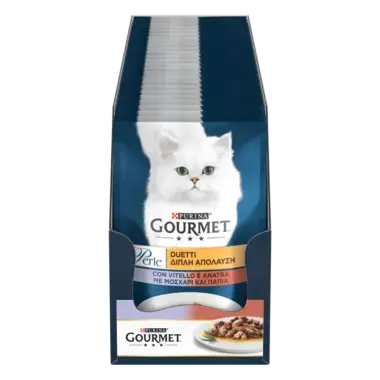GOURMET Perle® Duo. Міні філе у підливці. З телятиною та качкою