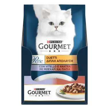 GOURMET Perle® Duo. Міні філе у підливці. З телятиною та качкою