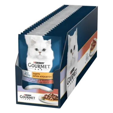 GOURMET Perle® Duo. Міні філе у підливці. З телятиною та качкою