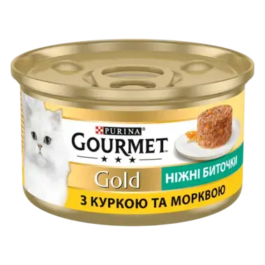 GOURMET Gold®. "Ніжні биточки". З куркою та морквою