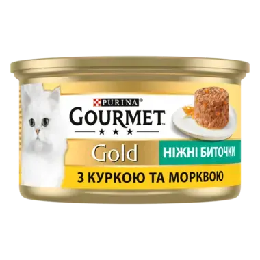 GOURMET Gold®. "Ніжні биточки". З куркою та морквою