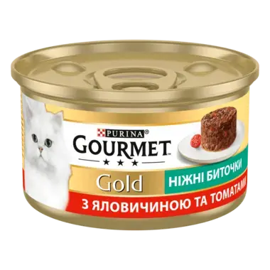 GOURMET Gold® "Ніжні биточки". З яловичиною та томатами