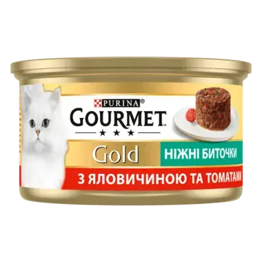 GOURMET Gold® "Ніжні биточки". З яловичиною та томатами