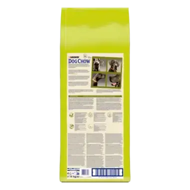 Dog Chow® сухий повнораціонний корм для дорослих собак великих порід віком від 2 до 9 років, з індичкою.