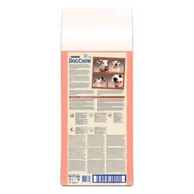DOG CHOW® сухий повнораціонний корм для дорослих собак схильних до алергії, з лососем.