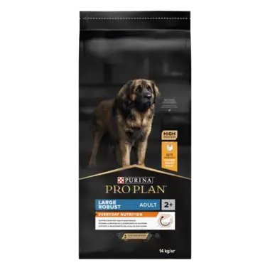 PRO PLAN®. Сухий повнораціонний корм для дорослих собак великих порід масивної статури. З куркою.