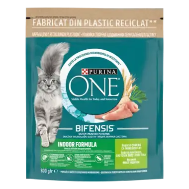 PURINA ONE® Indoor (Індор). З індичкою. Сухий повнораціонний корм для дорослих котів, які постійно перебувають у приміщенні