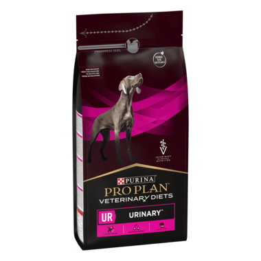 PRO PLAN® UR URINARY. Ветеринарна дієта для собак для розчинення та зниження утворення струвітних каменів.