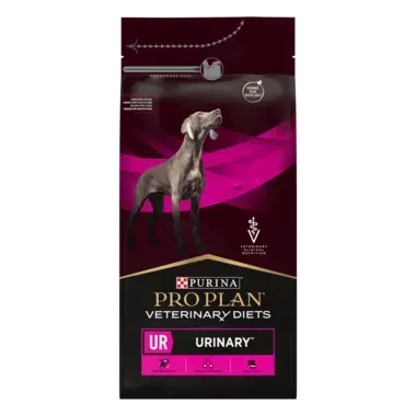 PRO PLAN® UR URINARY. Ветеринарна дієта для собак для розчинення та зниження утворення струвітних каменів.