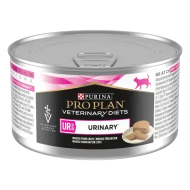 PRO PLAN® UR URINARY. Ветеринарна дієта для котів для розчинення струвітних каменів.