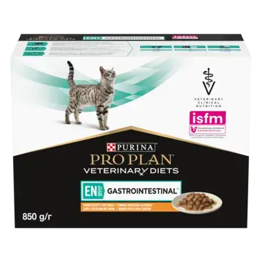 PRO PLAN® EN St/Ox Gastrointestinal. Ветеринарна дієта для котів для зменшення розладів кишкової абсорбції. З куркою.