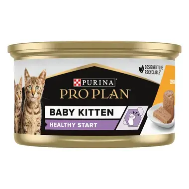 PRO PLAN® BABY KITTEN HEALTHY START (ЗДОРОВИЙ СТАРТ). Консервований порційний повнораціонний корм для кошенят після відлученн