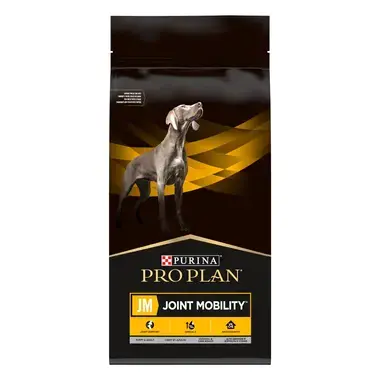 PRO PLAN® JM Joint Mobility. Сухий повнораціонний корм для цуценят, дорослих собак та собак похилого віку з поживними речовин