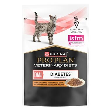 PRO PLAN® DM Diabetes Management. Ветеринарна дієта для дорослих котів для регулювання надходження глюкози (цукровий діабет).