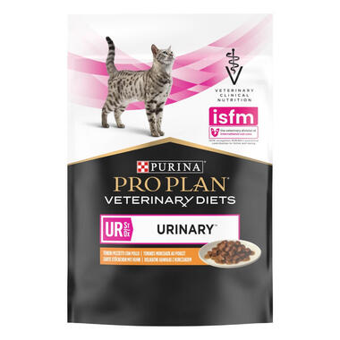 PRO PLAN® UR URINARY. Ветеринарна дієта для котів для розчинення струвітних каменів. З куркою.