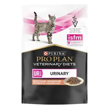 PRO PLAN® UR URINARY. Ветеринарна дієта для котів для розчинення струвітних каменів. З лососем.