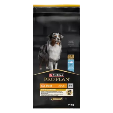 PURINA® PRO PLAN®. Сухий повнораціонний корм для дорослих собак усіх розмірів з надмірною масою тіла та/або стерилізованих.