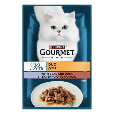 GOURMET Perle® Duo. Міні філе у підливці. З телятиною та качкою