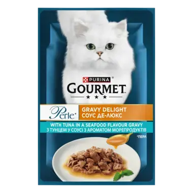 GOURMET Perle®. Соус Де-Люкс. Міні філе у соусі. З тунцем.