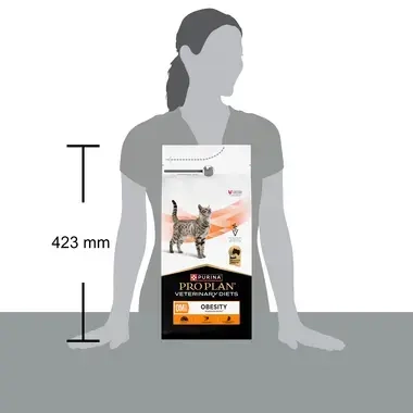 PURINA® PRO PLAN® VETERINARY DIETS OM St/Ox Obesity Management. Сухий повнораціонний дієтичний корм для дорослих котів для зн